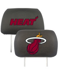 NBA Miami Heat Head Rest Cover 10x13 by   