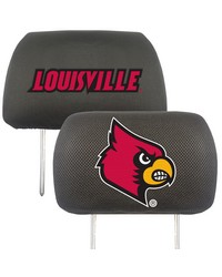 Louisville Cardinals Head Rest Cover by   