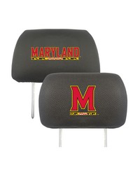 Maryland Terrapins Head Rest Cover by   