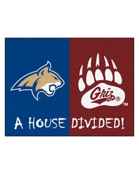 House Divided  Montana   Montana State House Divided House Divided Rug  34 in. x 42.5 in. Multi by   