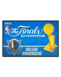 Dallas Mavericks 2011 NBA Champions  Starter Mat Accent Rug  19in. x 30in. Blue by   