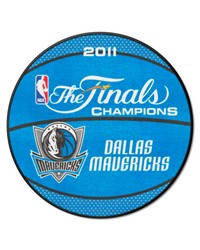 Dallas Mavericks 2011 NBA Champions  Basketball Rug  27in. Diameter Blue by   