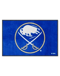 Buffalo Sabres 4x6 Logo Mat Landscape by   