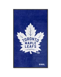 Toronto Maple Leafs 3X5 HighTraffic Mat with Durable Rubber Backing  Portrait Orientation Royal by   