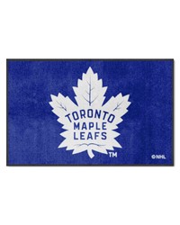 Toronto Maple Leafs 4x6 Logo Mat Landscape by   