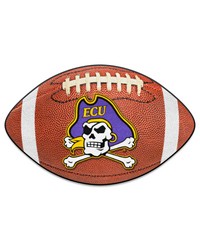 East Carolina Pirates Football Mat by  Fairwinds Studio 