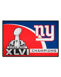 New York Giants Starter Mat Accent Rug  19in. x 30in. 2012 Super Bowl XLVI Champions Red by   