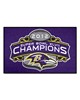 Fan Mats  LLC Baltimore Ravens Starter Mat Purple