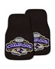 Fan Mats LLC Baltimore Ravens 2-pc Carpet Car Mat Set Black
