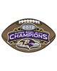Fan Mats  LLC Baltimore Ravens Football Mat Brown