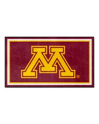 Minnesota Golden Gophers 3ft. x 5ft. Plush Area Rug Maroon by   