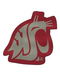 Washington State Cougars Mascot Rug Red by   
