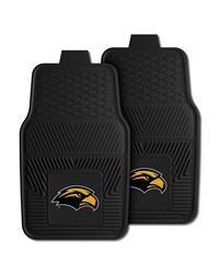 Southern Miss Golden Eagles Heavy Duty Car Mat Set  2 Pieces Black by   