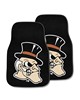 Fan Mats LLC Wake Forest Demon Deacons 2-pc Carpet Car Mat Set Black