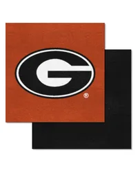 Georgia Bulldogs Team Carpet Tiles by   