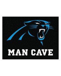 NFL Carolina Panthers Man Cave AllStar Mat 34x45 by   