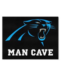 NFL Carolina Panthers Man Cave AllStar Mat 34x45 by   