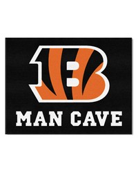 NFL Cincinnati Bengals Man Cave AllStar Mat 34x45 by   