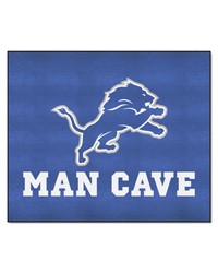 NFL Detroit Lions Man Cave Tailgater Rug 60x72 by   