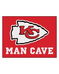 NFL Kansas City Chiefs Man Cave AllStar Mat 34x45 by   