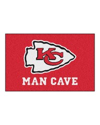 NFL Kansas City Chiefs Man Cave Starter Rug 19x30 by   