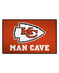 NFL Kansas City Chiefs Man Cave Starter Rug 19x30 by   