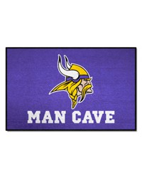 NFL Minnesota Vikings Man Cave Starter Rug 19x30 by   