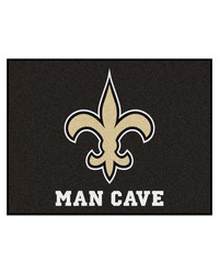 NFL New Orleans Saints Man Cave AllStar Mat 34x45 by   