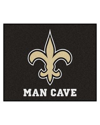 NFL New Orleans Saints Man Cave Tailgater Rug 60x72 by   