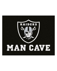 NFL Oakland Raiders Man Cave AllStar Mat 34x45 by   