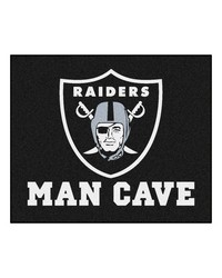 NFL Oakland Raiders Man Cave Tailgater Rug 60x72 by   