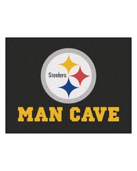 NFL Pittsburgh Steelers Man Cave AllStar Mat 34x45 by   