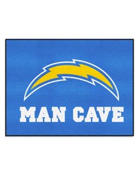 NFL San Diego Chargers Man Cave AllStar Mat 34x45 by   