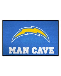 NFL San Diego Chargers Man Cave Starter Rug 19x30 by   