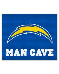 NFL San Diego Chargers Man Cave Tailgater Rug 60x72 by   