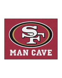 NFL San Francisco 49ers Man Cave AllStar Mat 34x45 by   