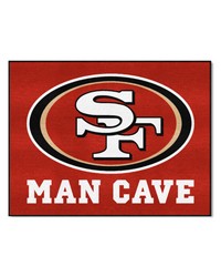 NFL San Francisco 49ers Man Cave AllStar Mat 34x45 by   