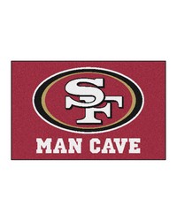 NFL San Francisco 49ers Man Cave Starter Rug 19x30 by   