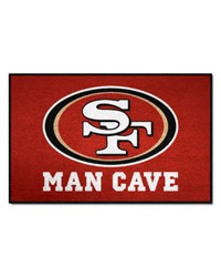 NFL San Francisco 49ers Man Cave Starter Rug 19x30 by   