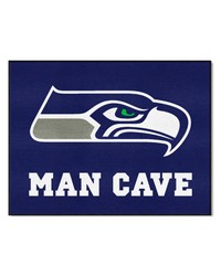 NFL Seattle Seahawks Man Cave AllStar Mat 34x45 by   