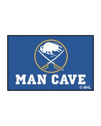 NHL Buffalo Sabres Man Cave Starter Rug 19x30 by   