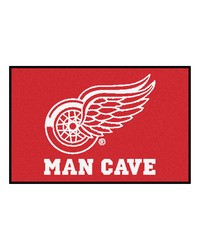 NHL Detroit Red Wings Man Cave Starter Rug 19x30 by   