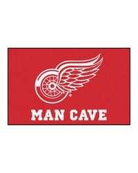 NHL Detroit Red Wings Man Cave UltiMat Rug 60x96 by   