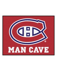 NHL Montreal Canadiens Man Cave AllStar Mat 34x45 by   
