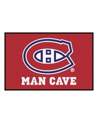 NHL Montreal Canadiens Man Cave Starter Rug 19x30 by   