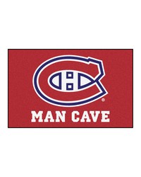 NHL Montreal Canadiens Man Cave UltiMat Rug 60x96 by   