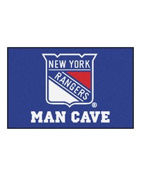 NHL New York Rangers Man Cave Starter Rug 19x30 by   