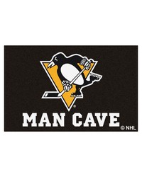 NHL Pittsburgh Penguins Man Cave Starter Rug 19x30 by   