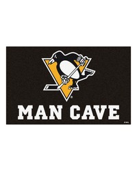 NHL Pittsburgh Penguins Man Cave UltiMat Rug 60x96 by   