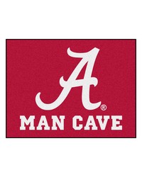 Alabama Man Cave AllStar Mat 34x45 by   